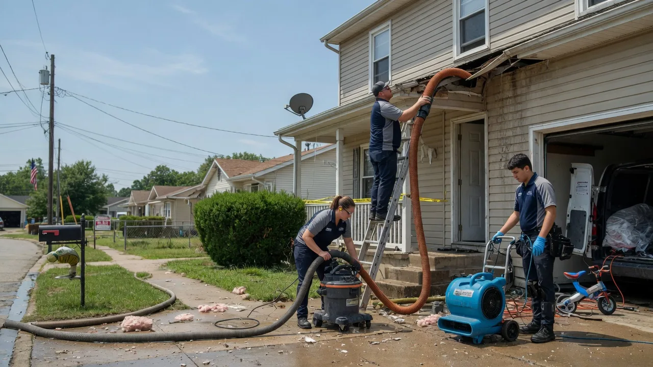 Water Damage Restoration in New Cambria, KS near me